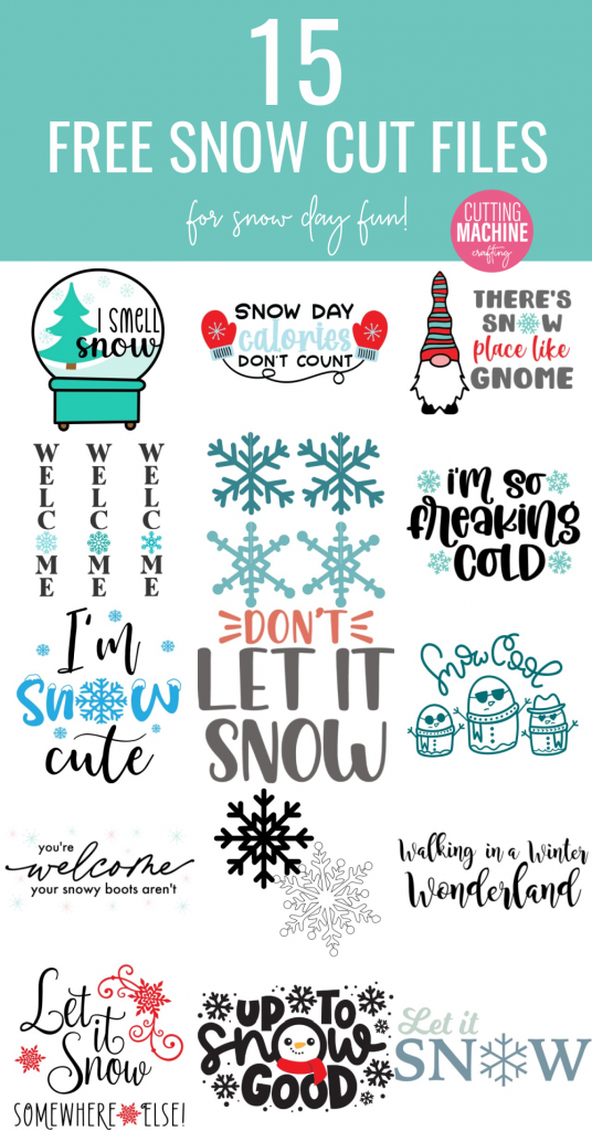 Are you always cold? Download a free I'm So Freaking Cold SVG that's perfect for winter crafting plus 15 free snow cut files that you can cut with your Cricut or Silhouette.  Fun for sweatshirts, hoodies, mugs, handmade gifts and more! #SVG #CutFiles #FreeCutFiles #FreeSVG #Snow #WinterCrafts #CricutMade #CricutCreated