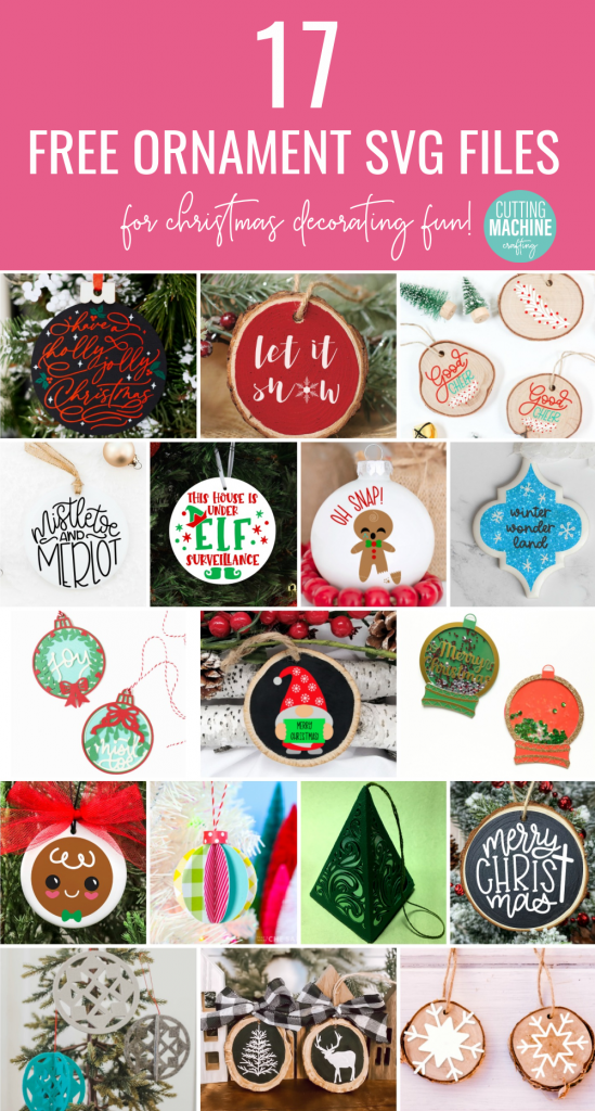 Download a free Christmas Gnome SVG File along with 17 free Christmas Ornament Cut Files! Use for Christmas crafting with your Cricut Maker, Cricut Explore Air, Cricut Joy or Silhouette Cameo to make handmade gifts for Christmas or DIY Ornaments to trim your Christmas tree! #ChristmasCrafting #ChristmasOrnaments #DIYOrnaments #DIYChristmas #ChristmasGnome #Gnome #SVGFiles #CutFilles #FreeSVG #CricutChristmas #CricutMade #CricutCreated