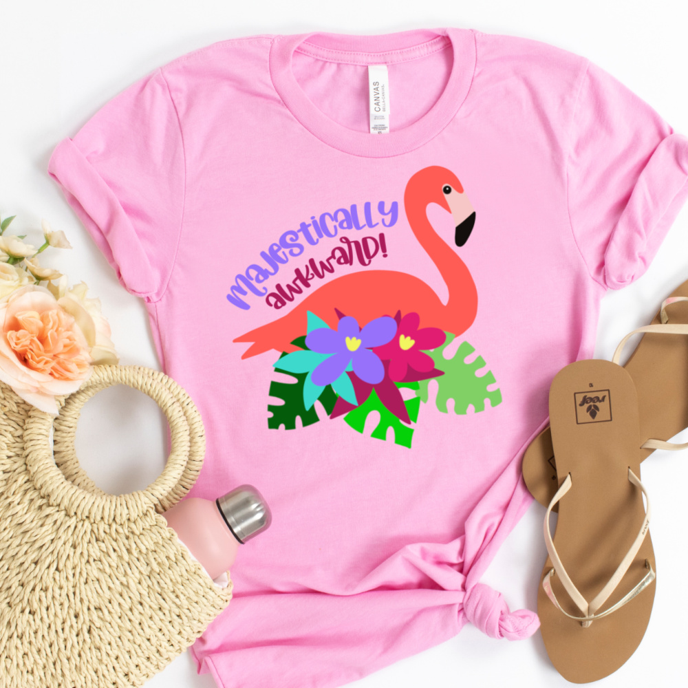 Majestically Awkward Flamingo Shirt