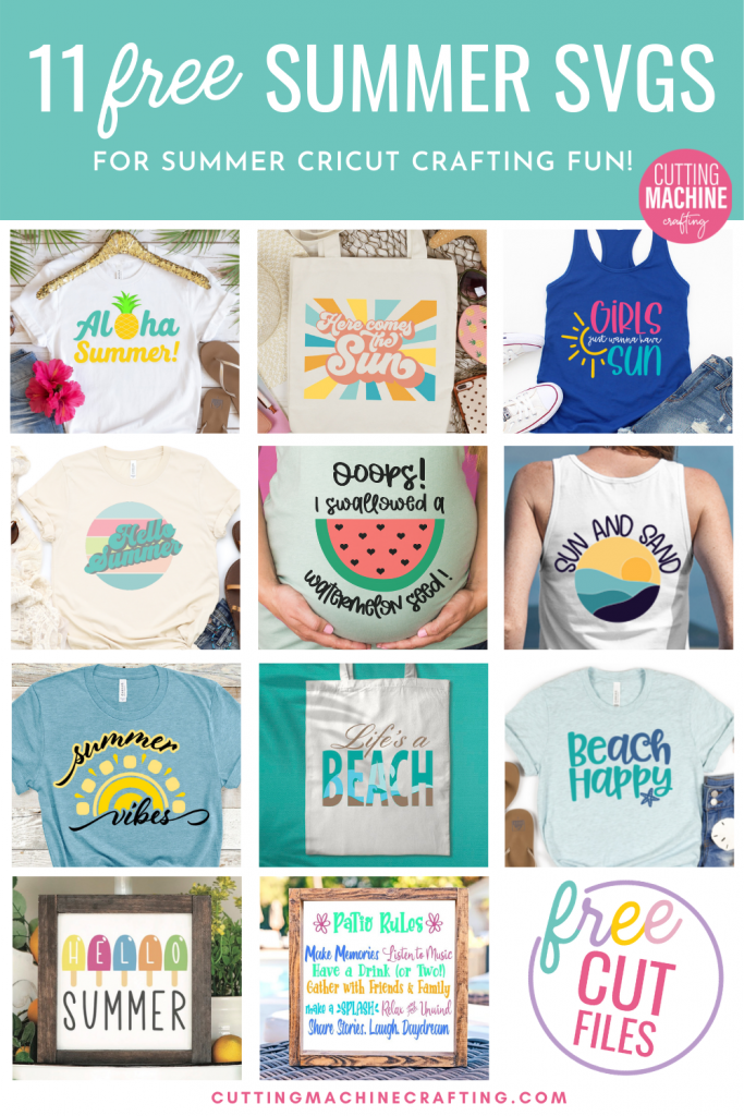 Get in the Aloha spirit with this summery Aloha SVG file along with 11 summer cut files from some of your favorite craft bloggers! Make shirts, tank tops, onesies, beach bags and more using your Cricut Maker, Cricut Explore Air 2, Cricut Joy or other electronic cutting machine. 