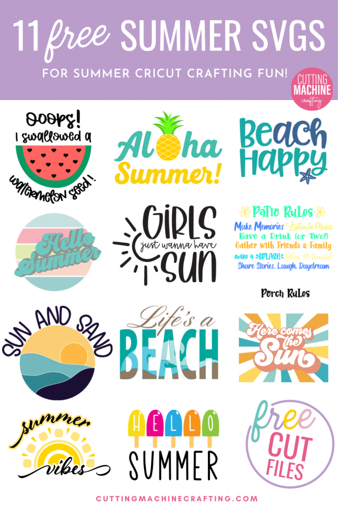 Get in the Aloha spirit with this summery Aloha SVG file along with 11 summer cut files from some of your favorite craft bloggers! Make shirts, tank tops, onesies, beach bags and more using your Cricut Maker, Cricut Explore Air 2, Cricut Joy or other electronic cutting machine. 