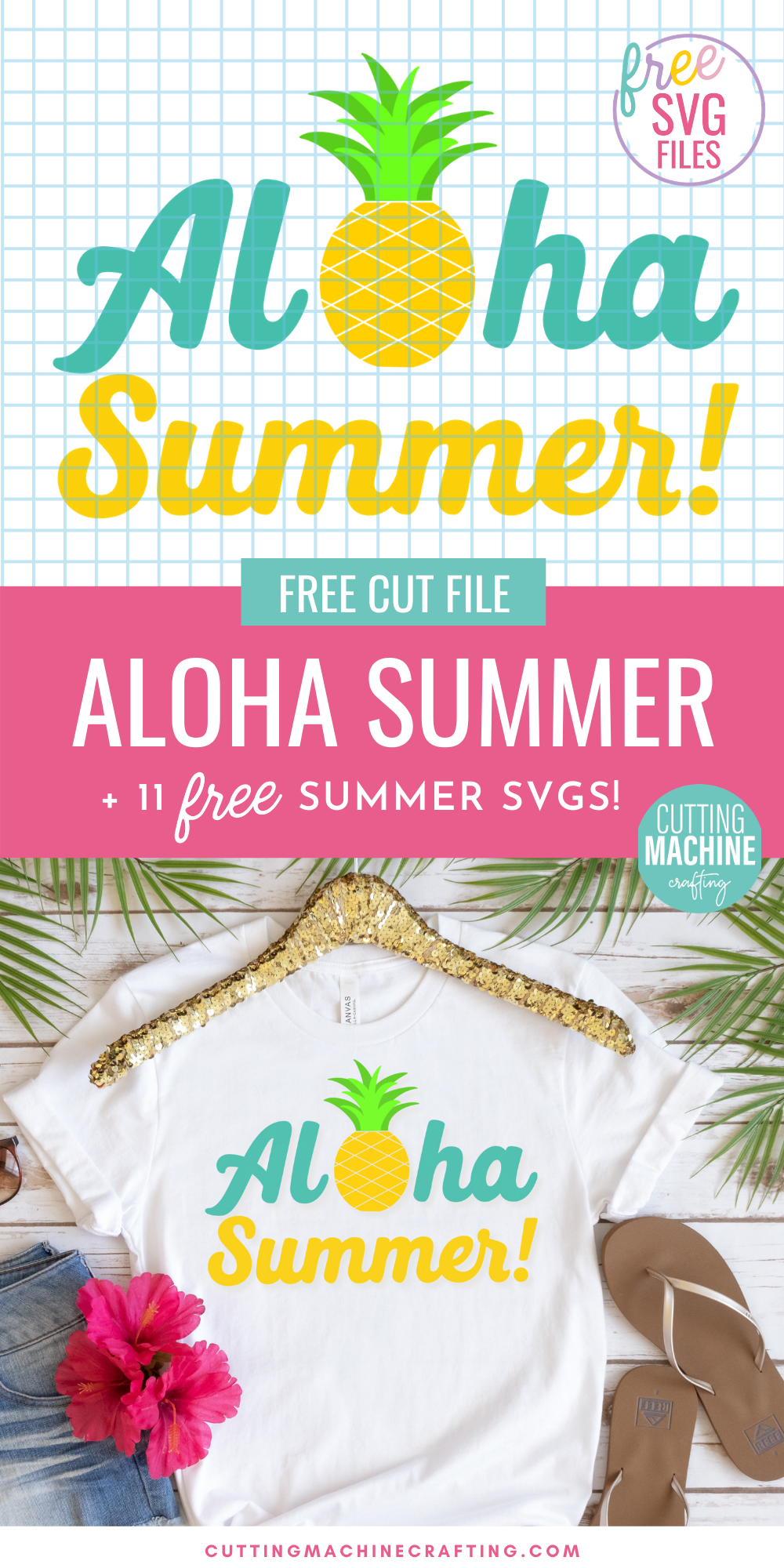 Aloha Svg 11 Summer Cut Files Cutting Machine Crafts