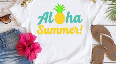 Get in the Aloha spirit with this summery Aloha SVG file along with 11 summer cut files from some of your favorite craft bloggers! Make shirts, tank tops, onesies, beach bags and more using your Cricut Maker, Cricut Explore Air 2, Cricut Joy or other electronic cutting machine.