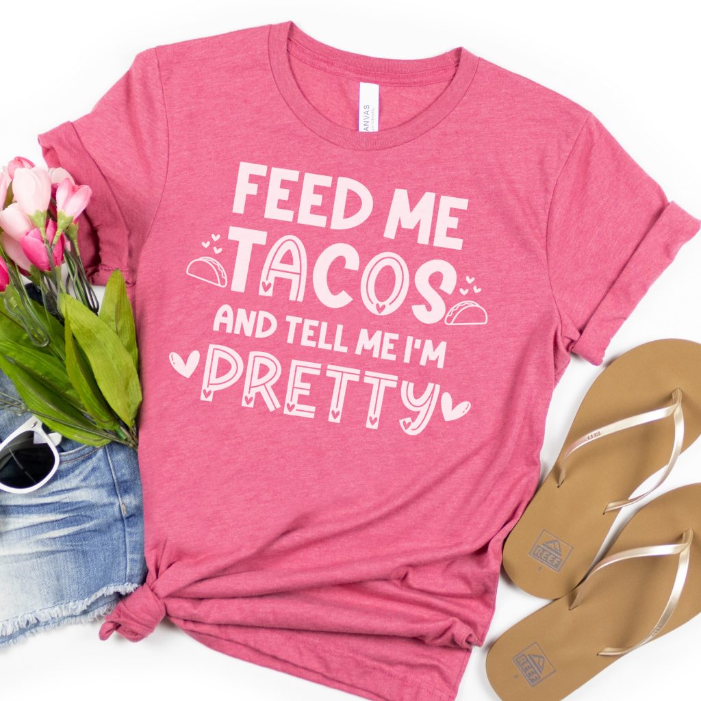 If you love tacos as much as I do, then you are going to want to grab these 14 free taco cut files including a Tacos Are My Love Language SVG! Make shirts, tank tops, mugs, beach bags and more using your Cricut Maker, Cricut Explore Air 2, Cricut Joy or other electronic cutting machine to express just how taco crazy you are!