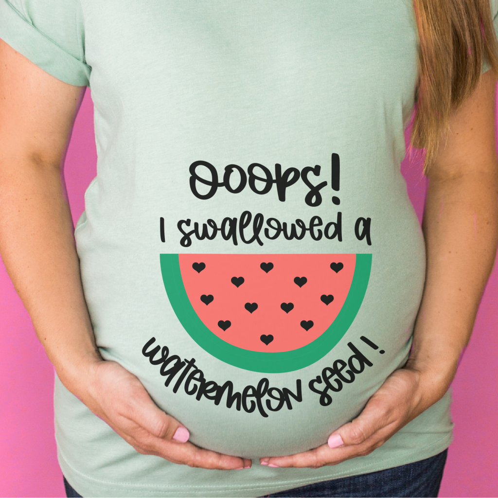 Ooops I Swallowed A Watermelon Seed SVG File